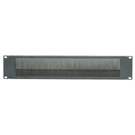Panduit 19IN 2 RU BRUSH SEAL BLANK PANEL W/ F BR2B